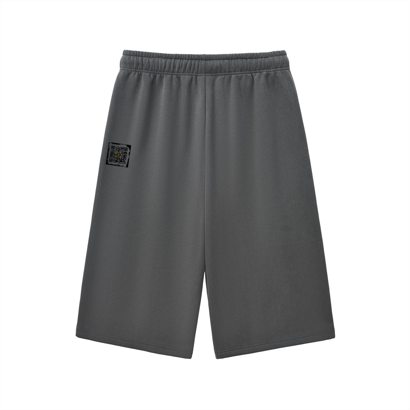 Gilded Streets — Relaxed Drawstring Three-Quarter Sweatpant