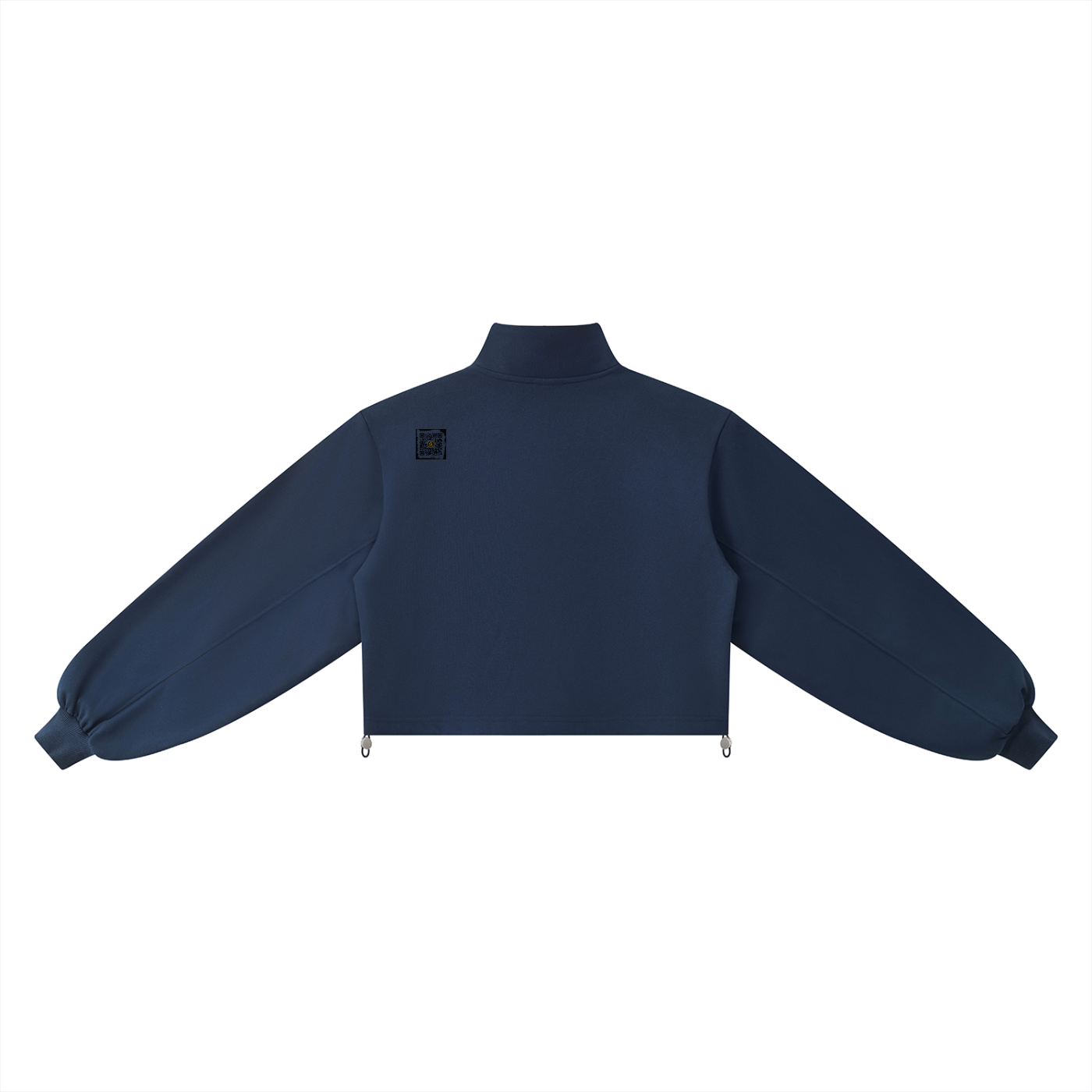 Gilded Streets — Mock-Neck Quarter-Zip Sweatshirt
