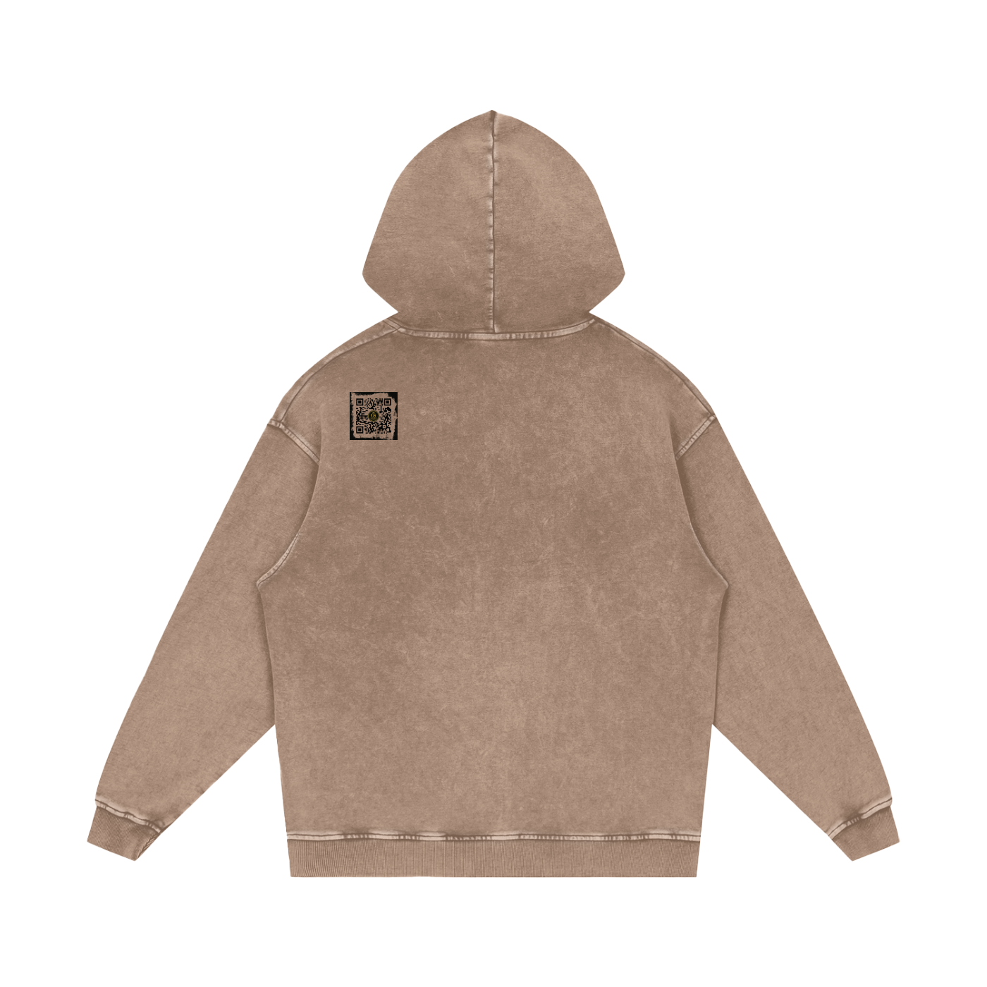 Gilded Streets — Acid Wash Oversize Hoodie