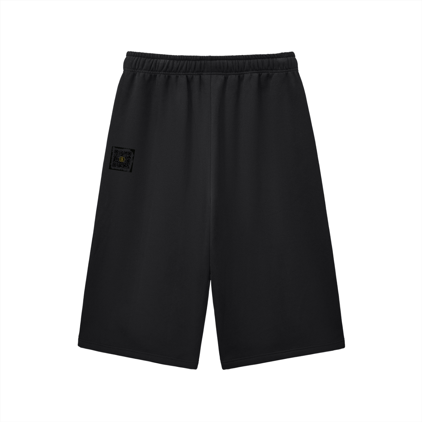 Gilded Streets — Relaxed Drawstring Three-Quarter Sweatpant