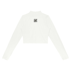 Mock Neck Crop Jacket