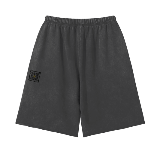 Gilded Streets - Snow Washed Raw Hem Shorts