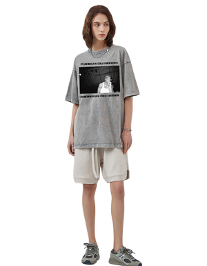 Gilded Streets x TheDon — "United We Stand" Acid Wash Tee