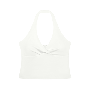 Ruched Halter Tank