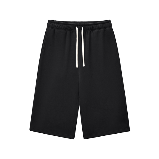 Gilded Streets — Relaxed Drawstring Three-Quarter Sweatpant