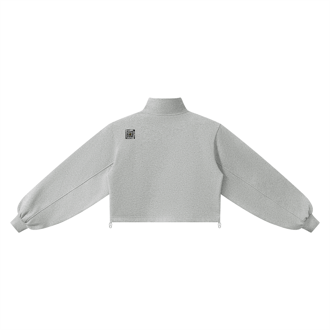 Gilded Streets — Mock-Neck Quarter-Zip Sweatshirt