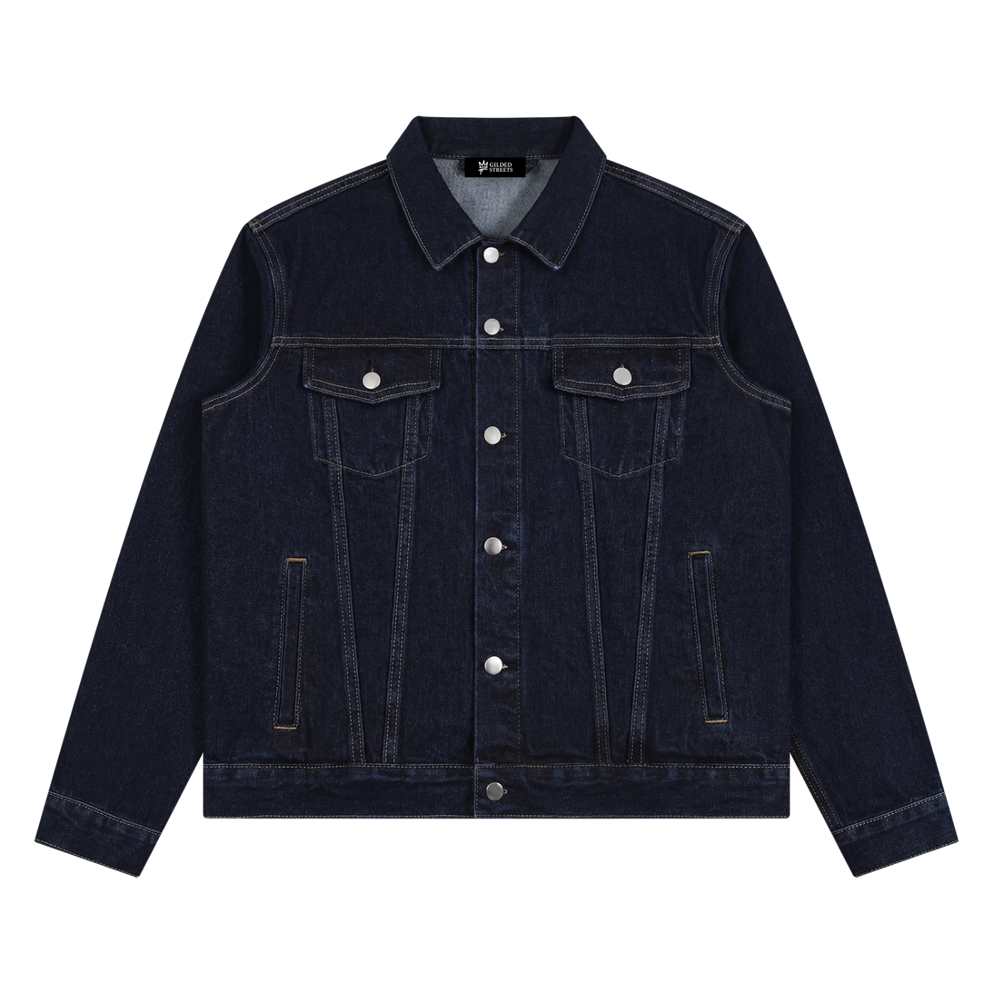 Gilded Streets — Vintage Wash Denim Jacket