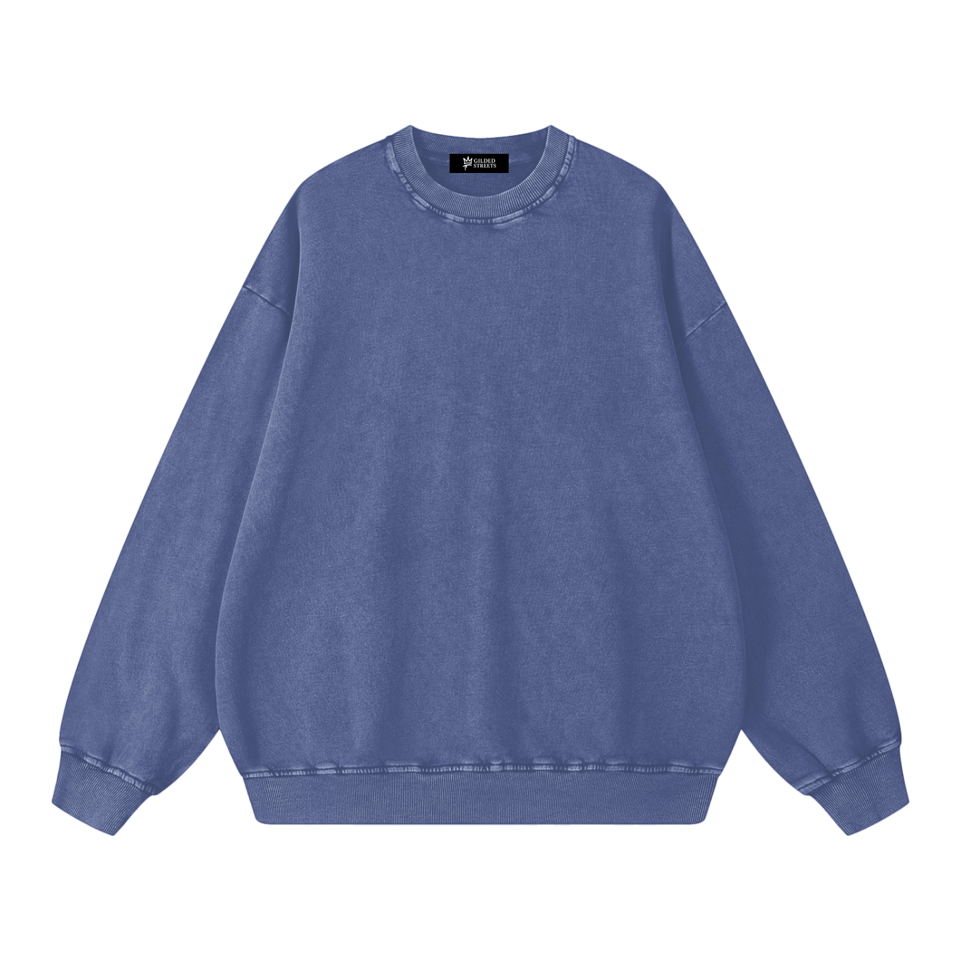Gilded Streets — Acid Wash Oversize Sweatshirt