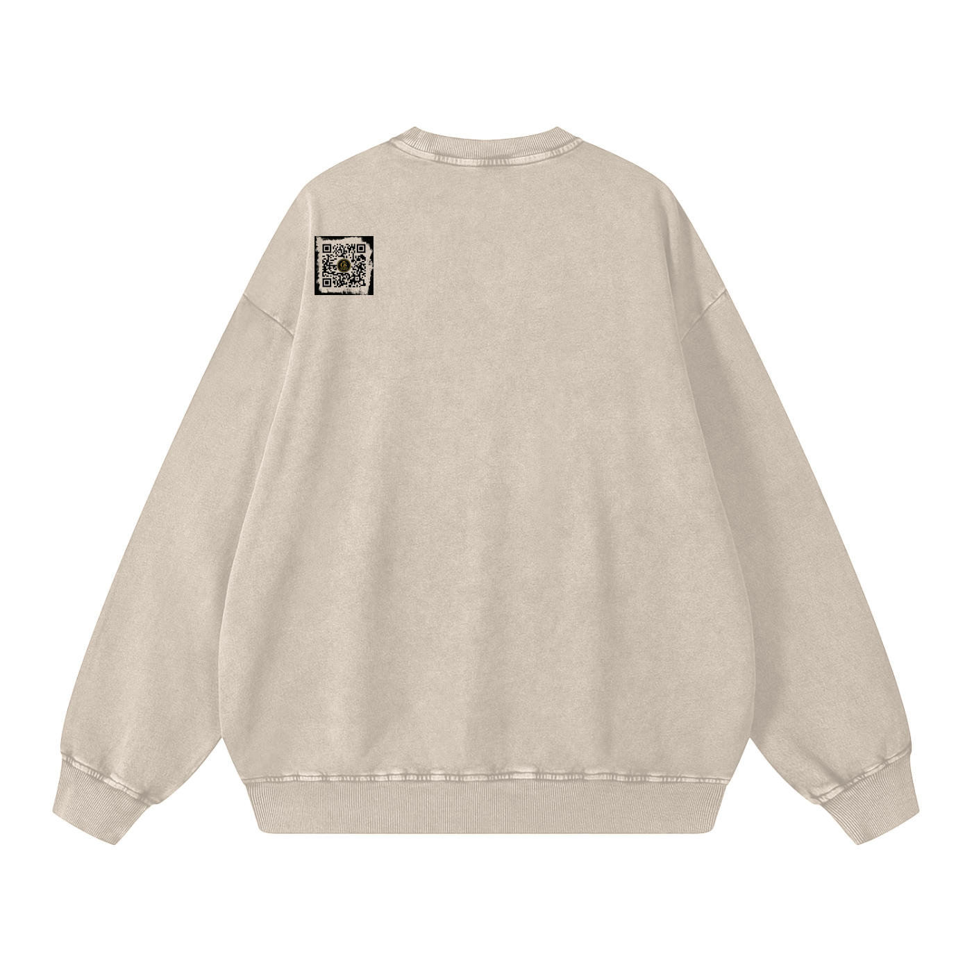 Gilded Streets — Acid Wash Oversize Sweatshirt