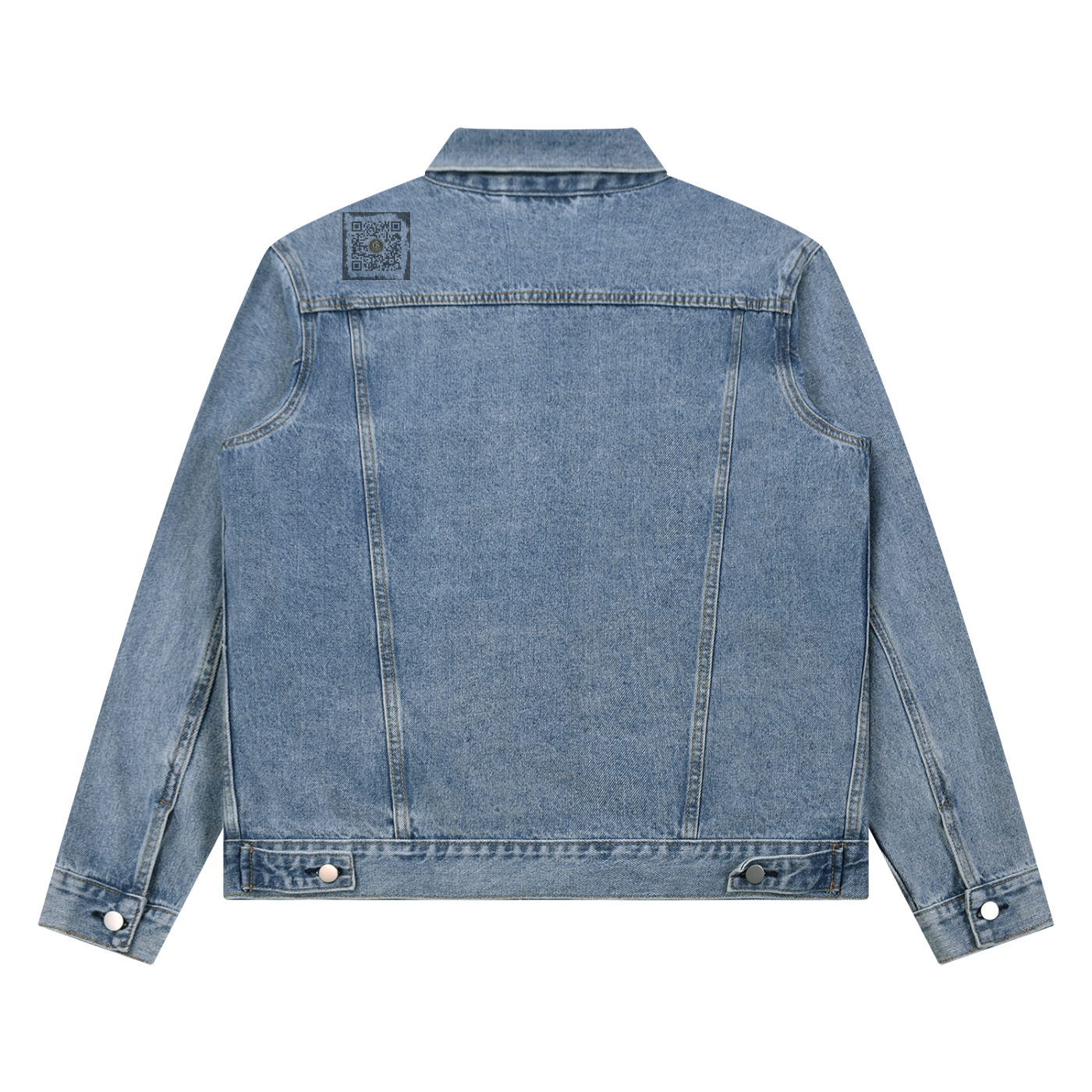Gilded Streets — Vintage Wash Denim Jacket