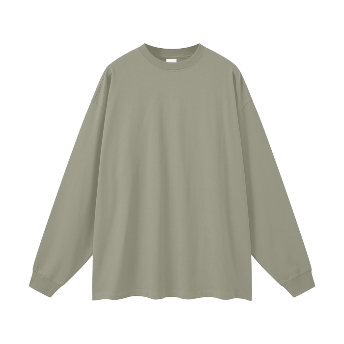 Gilded Streets™ (Rear Logo) - FOG Forged Cotton Long Sleeve Tee
