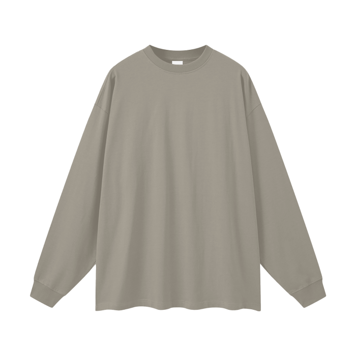 Gilded Streets™ (Rear Logo) - FOG Forged Cotton Long Sleeve Tee