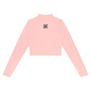 Mock Neck Crop Jacket