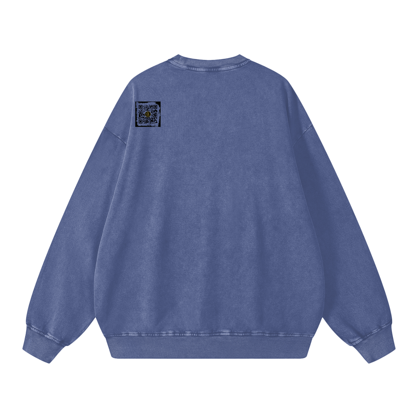 Gilded Streets — Acid Wash Oversize Sweatshirt