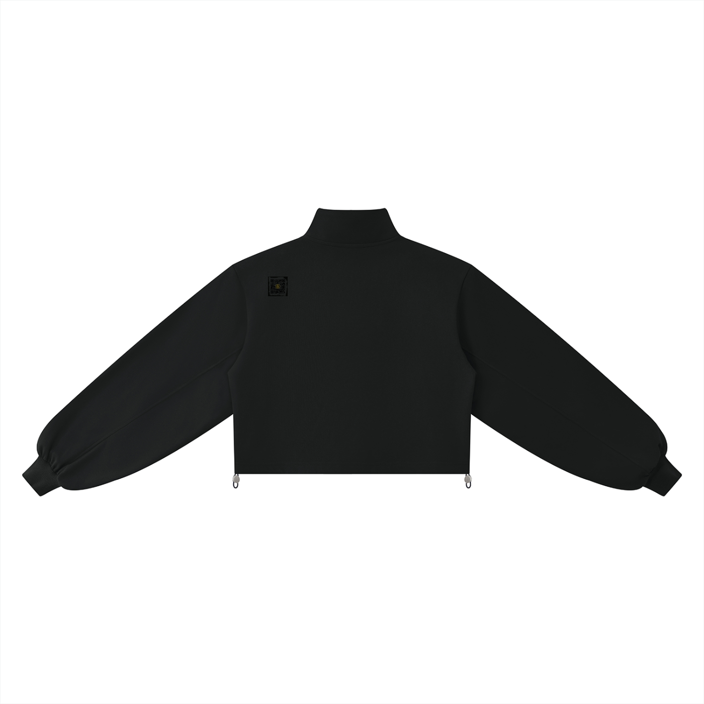 Gilded Streets — Mock-Neck Quarter-Zip Sweatshirt