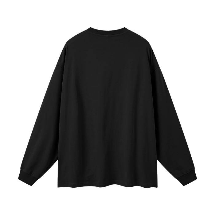 Gilded Streets™ (Rear Logo) - FOG Forged Cotton Long Sleeve Tee
