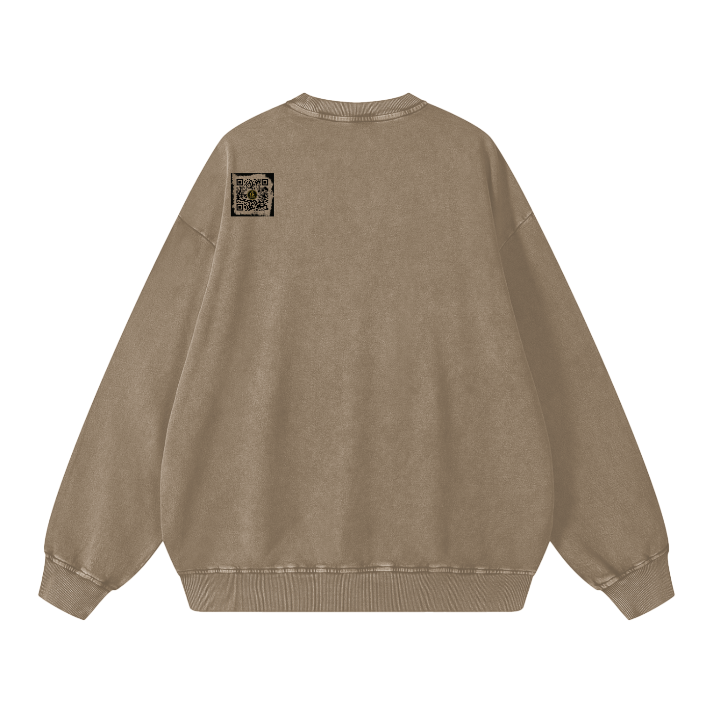 Gilded Streets — Acid Wash Oversize Sweatshirt