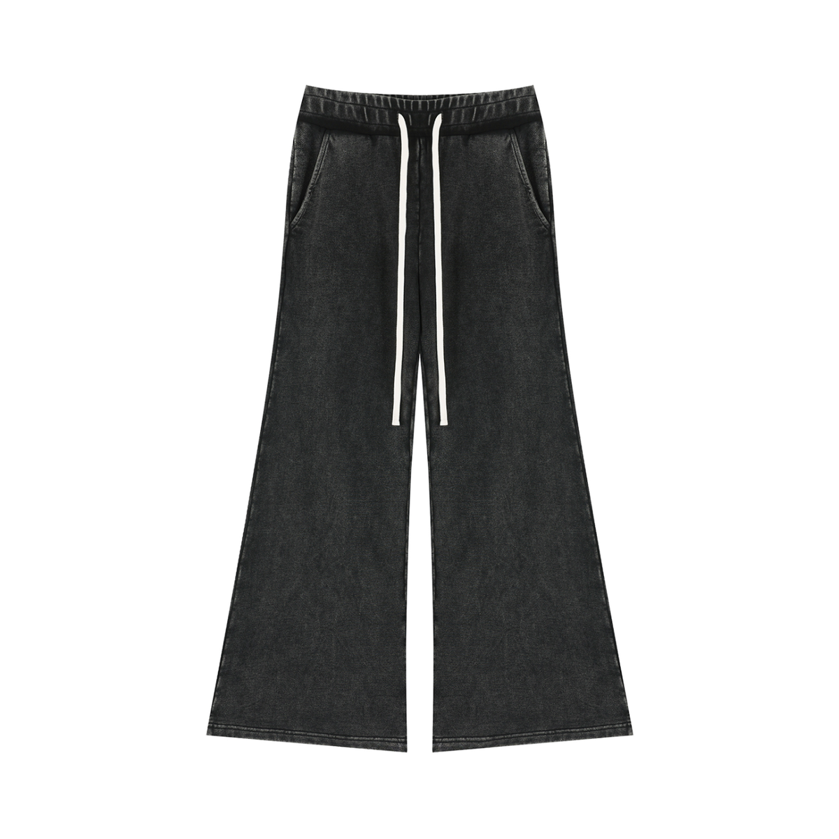 Mineral Wash Flared Leg Sweatpant