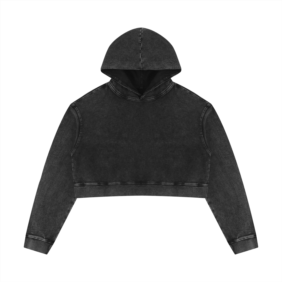 Mineral Wash Crop Hoodie