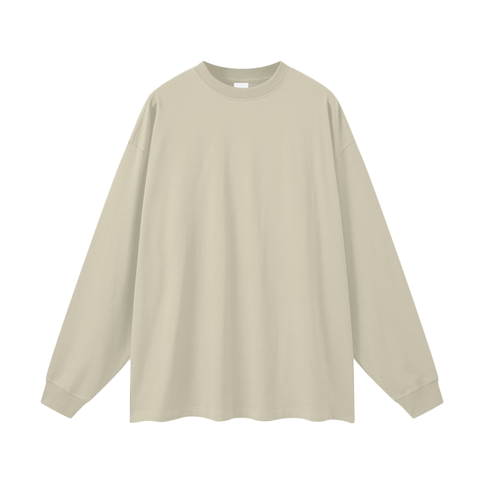 Gilded Streets™ (Rear Logo) - FOG Forged Cotton Long Sleeve Tee