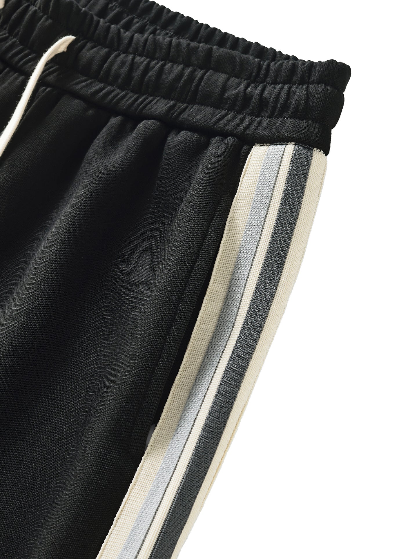 Gilded Streets — Side-Stripe Straight-Leg Pant