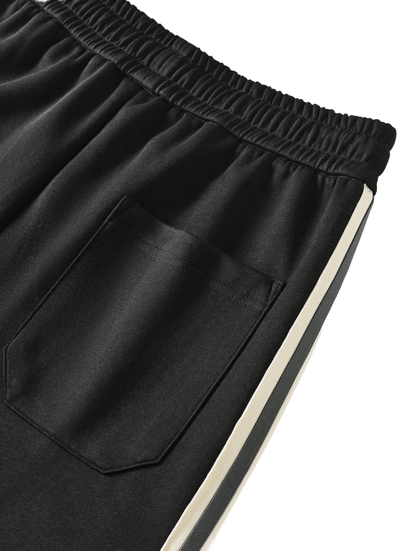 Gilded Streets — Side-Stripe Straight-Leg Pant