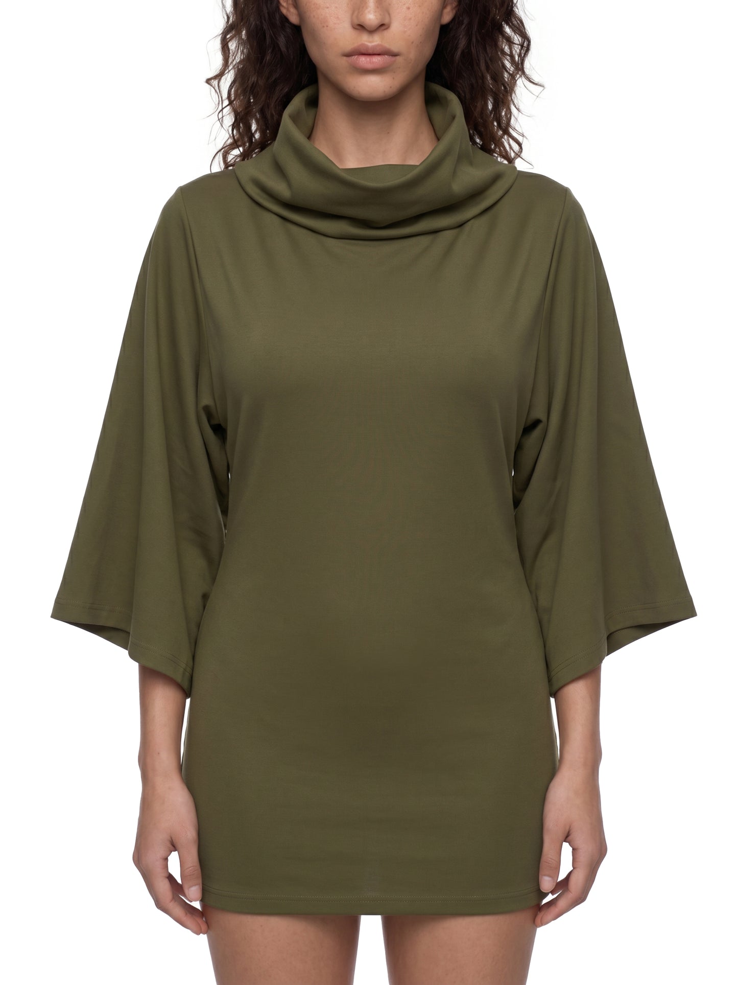 Gilded Streets — Women's Turtleneck Batwing Tee