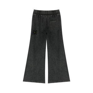 Mineral Wash Flared Leg Sweatpant