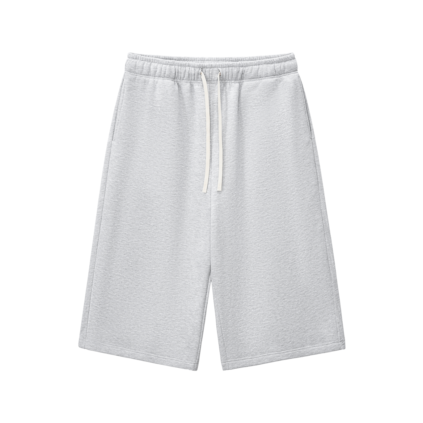 Gilded Streets — Relaxed Drawstring Three-Quarter Sweatpant