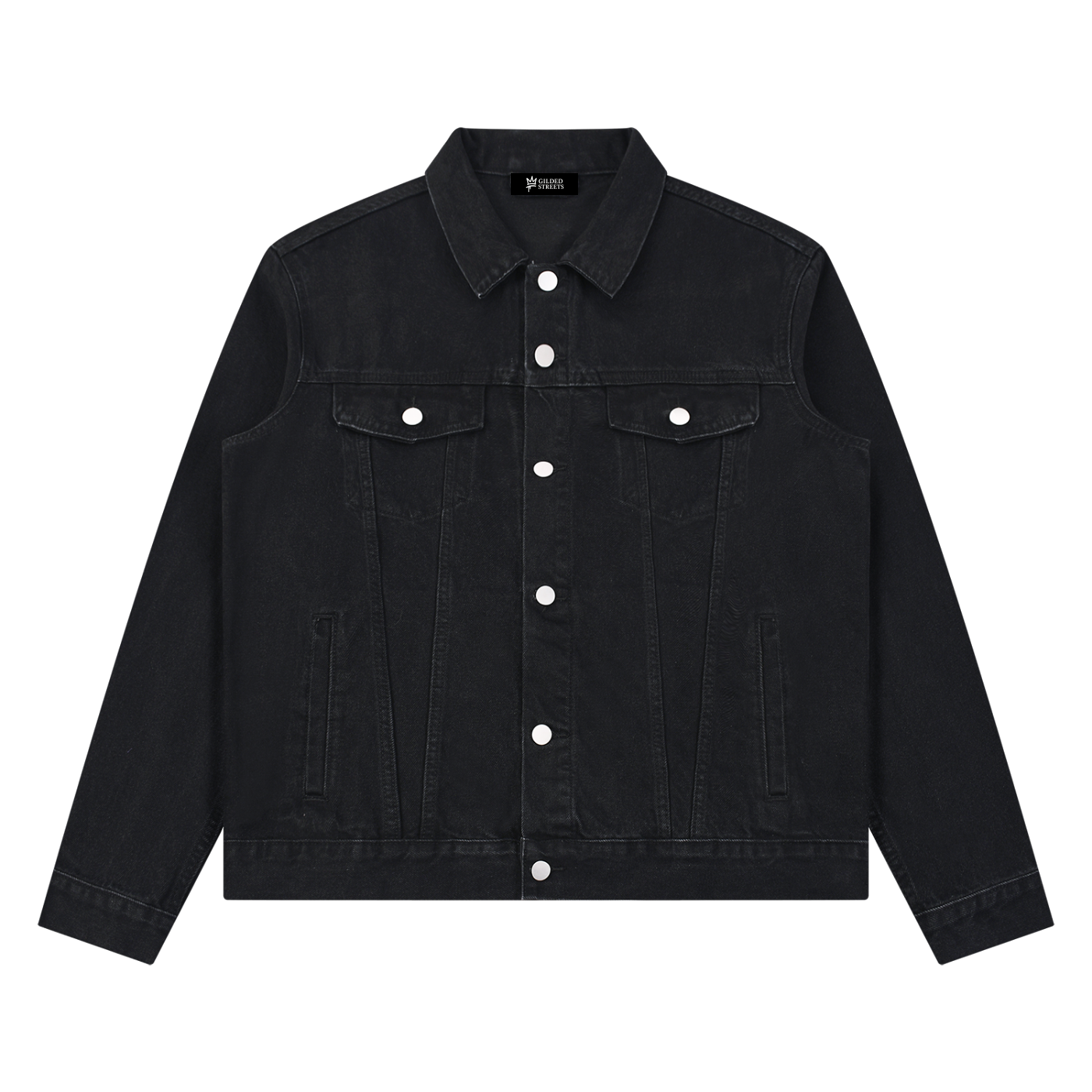 Gilded Streets — Vintage Wash Denim Jacket