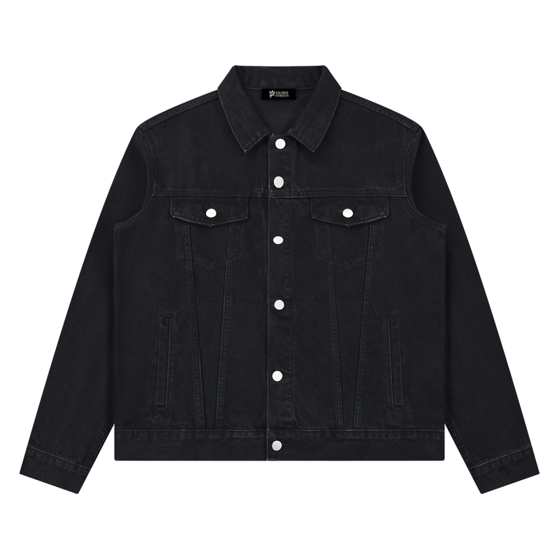 Gilded Streets — Vintage Wash Denim Jacket