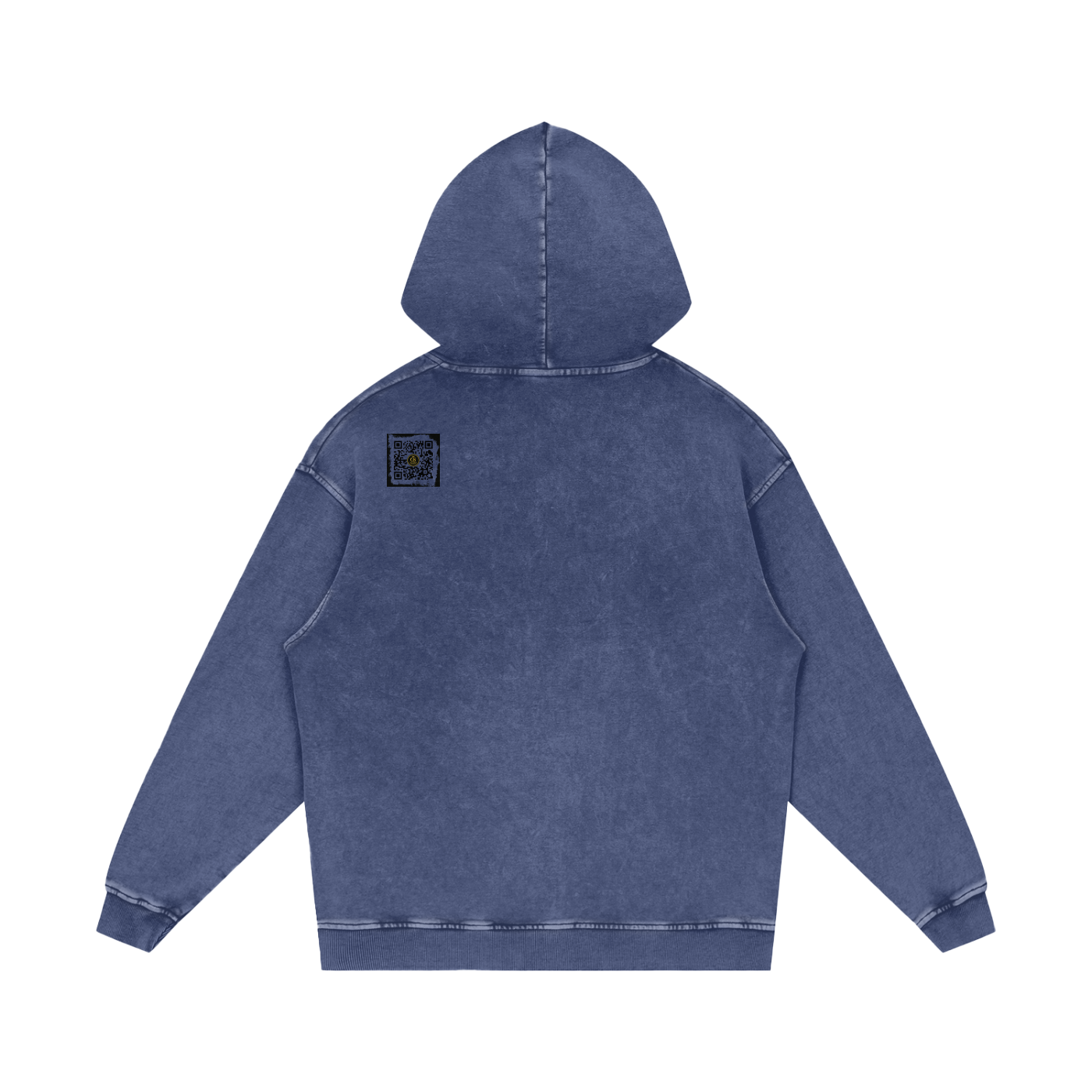 Gilded Streets — Acid Wash Oversize Hoodie