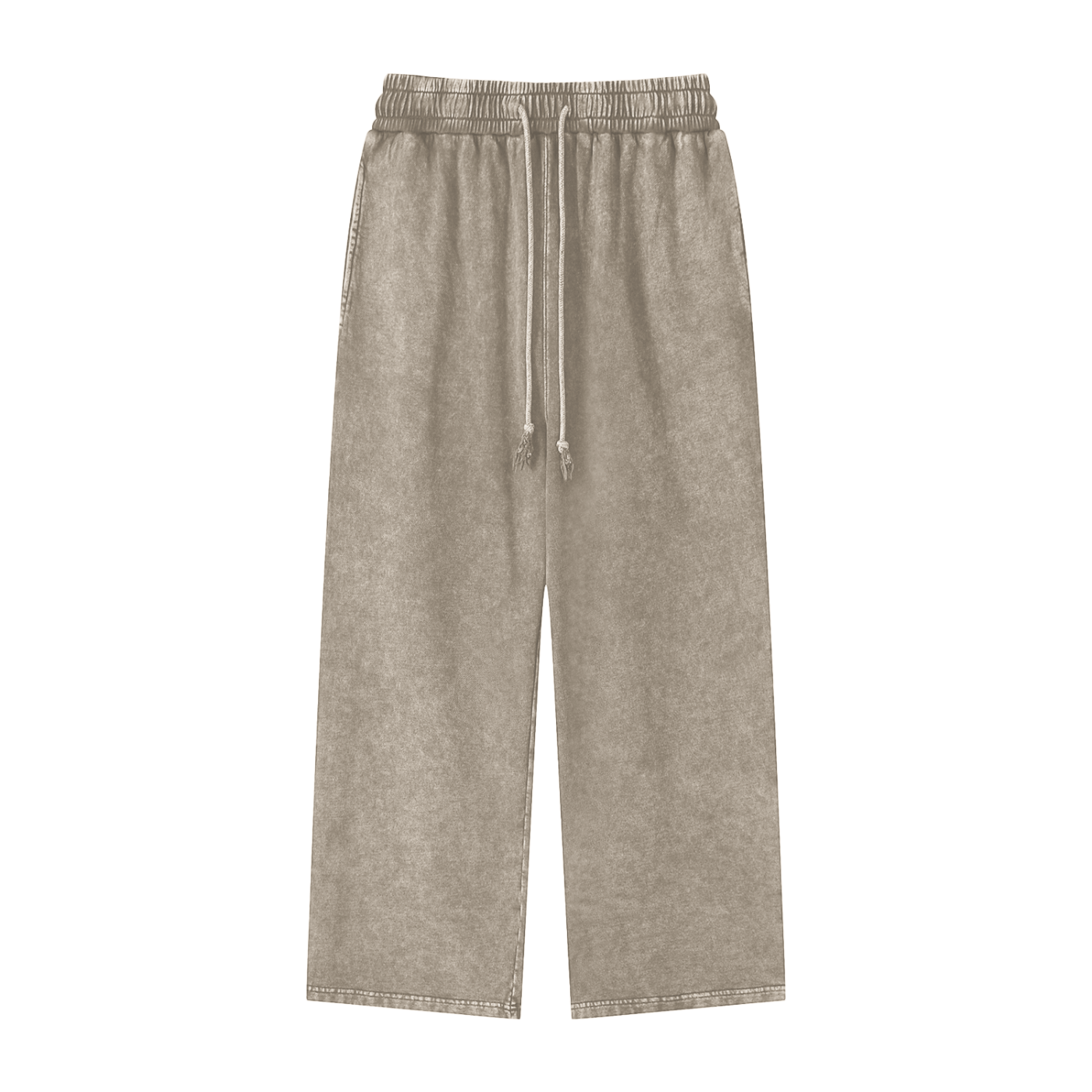 Gilded Streets (Rear Logo) - Acid Wash Straight Leg Pants