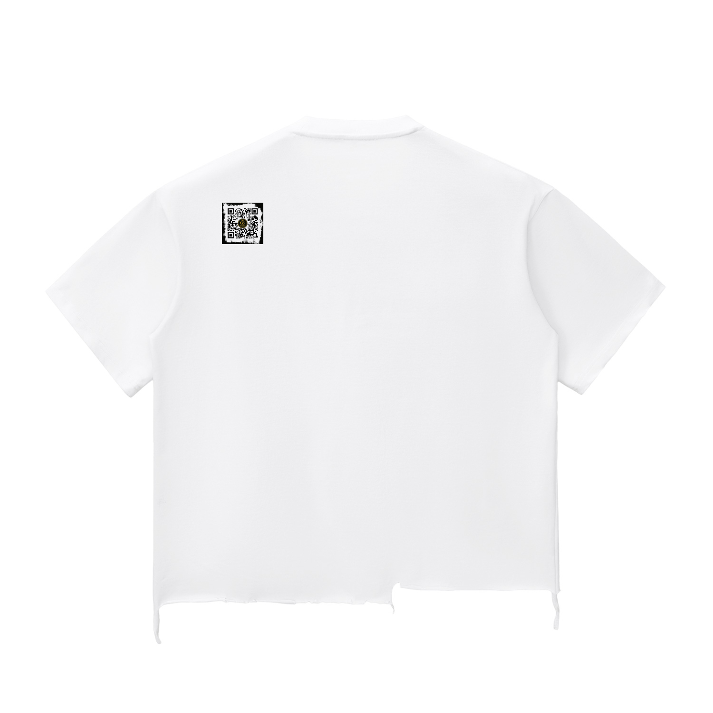 Gilded Streets - Snow Wash Raw-Hem Boxy T-shirt