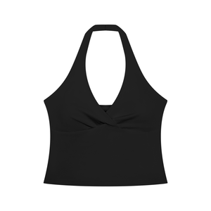 Ruched Halter Tank
